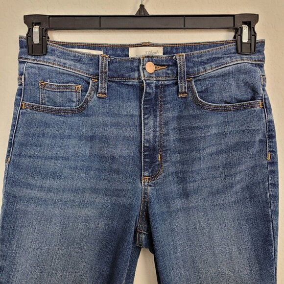 Universal Thread Sz 8 Regular High Rise Skinny Jeans Medium Wash Worn 1x Denim - Picture 2 of 10